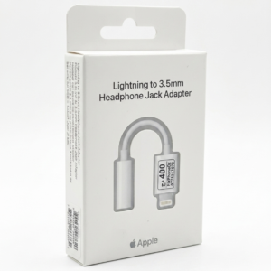 محول أبل من منفذ Lightning إلى منفذ سماعة 3.5 مم (Lightning to 3.5mm Adapter)
