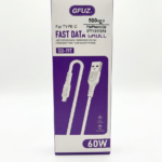 ​ كابل الشحن السريع الفائق بقوة 60 واط من GFUZ (موديل GB-19T) - منفذ Type-C